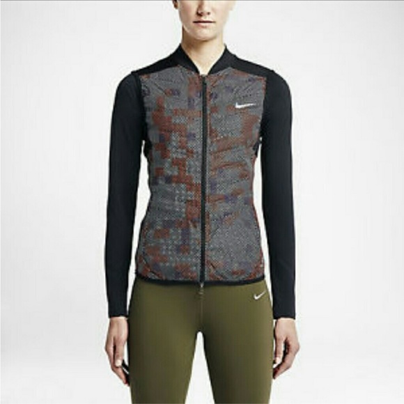 Nike Aeroloft Flash Vest Womens Small Black Multi 689260 running - Picture 1 of 11